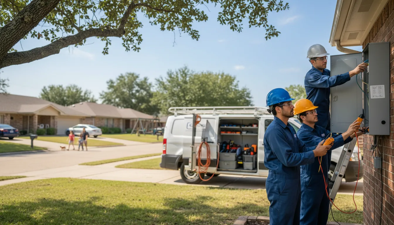 Certified electrician providing emergency electrical services in Spraggs, PA